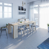 Symbiosis Elastic Expandable Console Table | Natural Oak