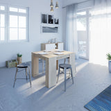 Symbiosis Elastic Expandable Console Table | Natural Oak