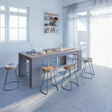 Symbiosis Elastic Expandable Console Table | Taupe