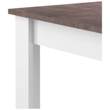 Symbiosis Nice Dining Table | White / Concrete