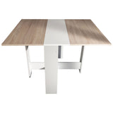 Symbiosis Papillon Foldable Table | White / Natural Oak