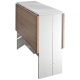 Symbiosis Papillon Foldable Table | White / Natural Oak