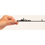 The Line City Skyline Silhouette Mini 7.5"