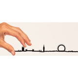 The Line City Skyline Silhouette Mini 7.5"