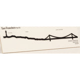 The Line City Skyline Silhouette Mini 7.5"