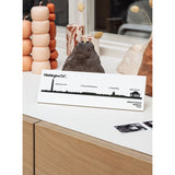 The Line City Skyline Silhouette Mini 7.5"