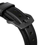 Nomad Shell Cordovan Strap 44mm / 42mm | Black Leather/Black Hardware
