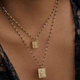 Awe Inspired Mini Lilith Tablet Necklace | Long Adjustable Cable Chain