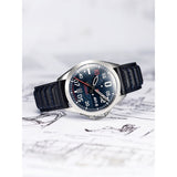 AVI-8 P-51 Mustang Hitchcock AV-4086-02 Cooperstown Japanese Automatic Watch | Stainless Steel/Blue