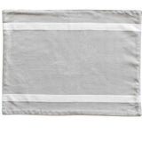 Zestt Piper Set of 4 Organic Cotton Placemats | Fog