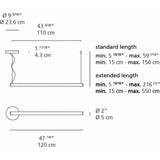Artemide Alphabet of Light Suspension | LED 3000K 80CRI Dim 2-Wire/0-10V White