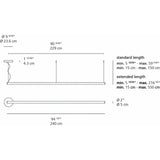 Artemide Alphabet of Light Suspension | LED 3000K 80CRI Dim 2-Wire/0-10V White