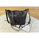 Kiko Leather Journalist Tote Bag