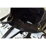 Kiko Leather Journalist Tote Bag