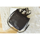 Kiko Leather Journalist Tote Bag