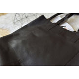 Kiko Leather Journalist Tote Bag