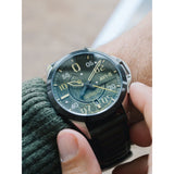 AVI-8 P-51 Mustang Hitchcock AV-4086-03 Greentree Japanese Automatic Watch | Stainless Steel/Green