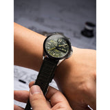 AVI-8 P-51 Mustang Hitchcock AV-4086-03 Greentree Japanese Automatic Watch | Stainless Steel/Green