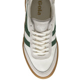 Gola Men's Match Point Trainers Sneakers | Off White/Dark Green/Gum