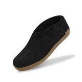 Glerups The Shoe with Leather Sole | Charcoal