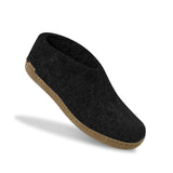 Glerups The Shoe with Leather Sole | Charcoal