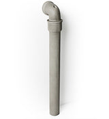 Lyon Beton Pipeline Stem Vase Large | Light Grey DB-09105L