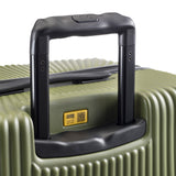 Crash Baggage Stripe Trolley Suitcase - Olive
