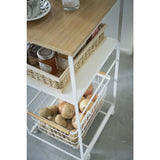 Yamazaki Tosca Kitchen Wagon | White