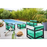 MOJOW Furniture | Yoko Coffee Table | Black Aluminum Frame