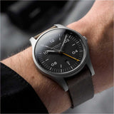 Sternglas Taiga Gmt Quartz Watch | Anthracite Silver
