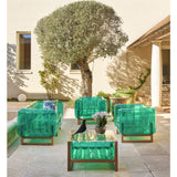 MOJOW Furniture | Yoko Coffee Table | Black Aluminum Frame