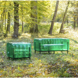 MOJOW Furniture | Yoko Coffee Table | Black Aluminum Frame