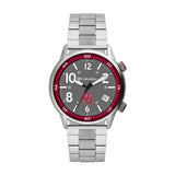 Columbia Collegiate Outbacker Oklahoma Sooners Men's Analog Watch | Stainless Steel Bracelet