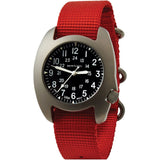 Bertucci D-3T RETROFORM EPIC Watch | Black Dial with Int. NASA Orange Nylon Band
