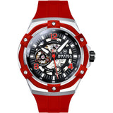 Brera Milano Supersportivo Evo Automatic Watch | Aluminum IP Red/Red Strap