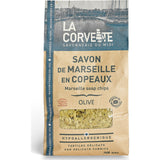 La Corvette Marseille Liquid Detergent, Olive - Marseille Soap Chips