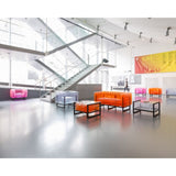 MOJOW Furniture | Yoko Coffee Table | Black Aluminum Frame