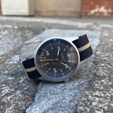 Sternglas Taiga Gmt Quartz Watch | Anthracite Silver