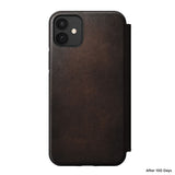 Nomad Rugged Folio Leather Case iPhone 12