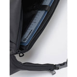 Cote & Ciel New Gironde Coated Canvas Crossbody/Sling Bag | Black