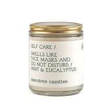Anecdote Candles Glass Jar Candle | Self Care