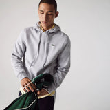 Lacoste Men's Sport Hooded Fleece Sweatshirt | Grey