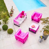 MOJOW Furniture | Yoko Coffee Table | Black Aluminum Frame