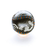 Pillbox Hand Paint Baseballs