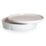 Degrenne L'Econome Starck Porcelain Serving Bowl & Plate | 9.4"