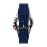 Columbia Pacific Outlander White 3-Hand Date Men's Lifestyle Analog Watch | Navy Silicone