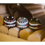 Pillbox Hand Paint Baseballs