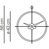 Nomon Dos Puntos Premium Wall Clock | Premium Gold