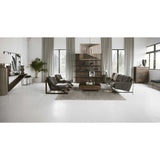 Sonder Living Vanessa 3 Seater Sofa | Destroyed Black Leather