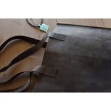 Kiko Leather Raw Edge Tote Bag | Brown